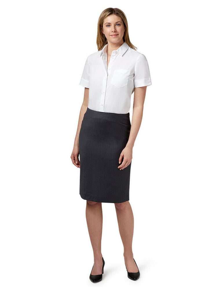 NNT Womens Business Sharkskin Detail Pencil Skirt Classic Pencil Shape CAT2N4