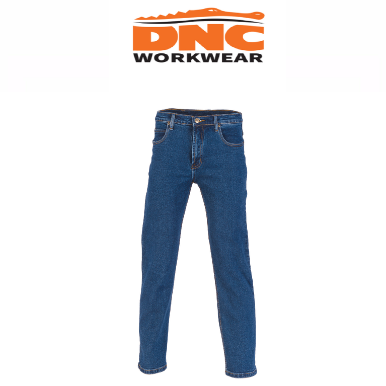 SALE DNC Workwear Demin Stretch Jeans Flame Retardant Work Pant 3318