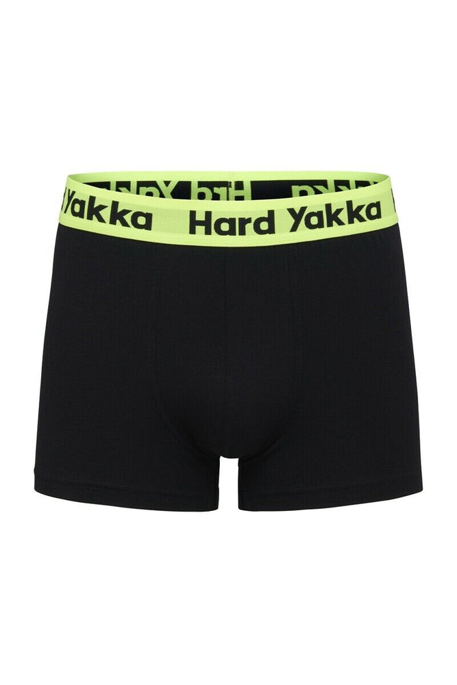 Hard Yakka Mens Cotton Trunk 5 Pack Elastic Waistband Trunks Underwear Y26578