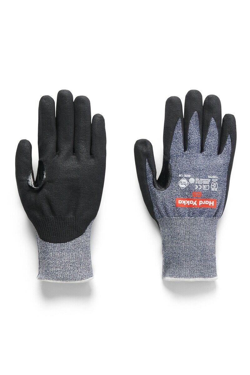 Hard Yakka Neo C5 Cut Resistant Glove Work Solvent Free Safety Gloves Y26775