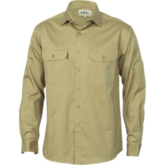 DNC Workwear Cool-Breeze Work Shirt - Short Sleeve Lightweight Cotton 3208