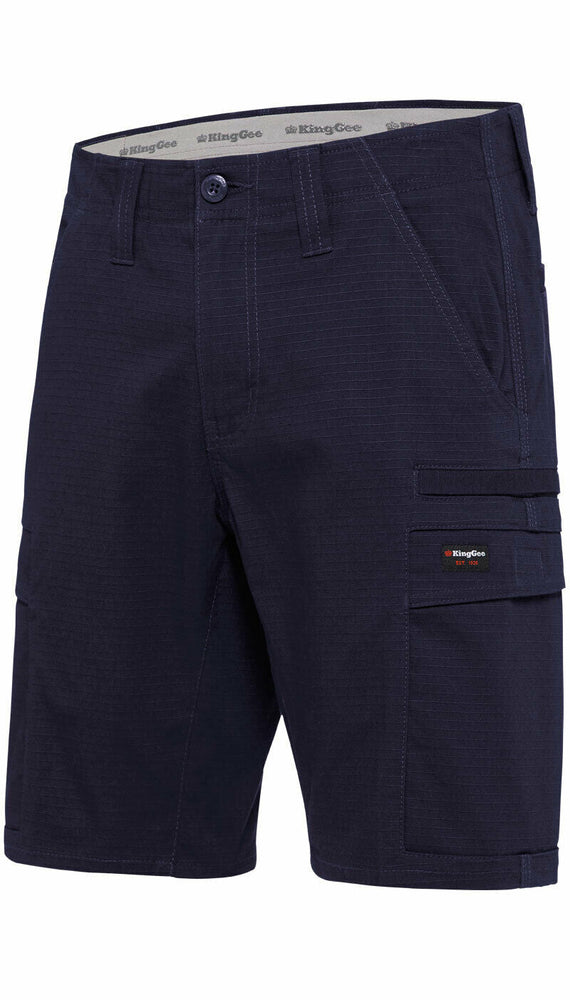 KingGee Mens Workcool Pro Shorts Comfort Stretch Work Cargo Tough Ripstop K17006