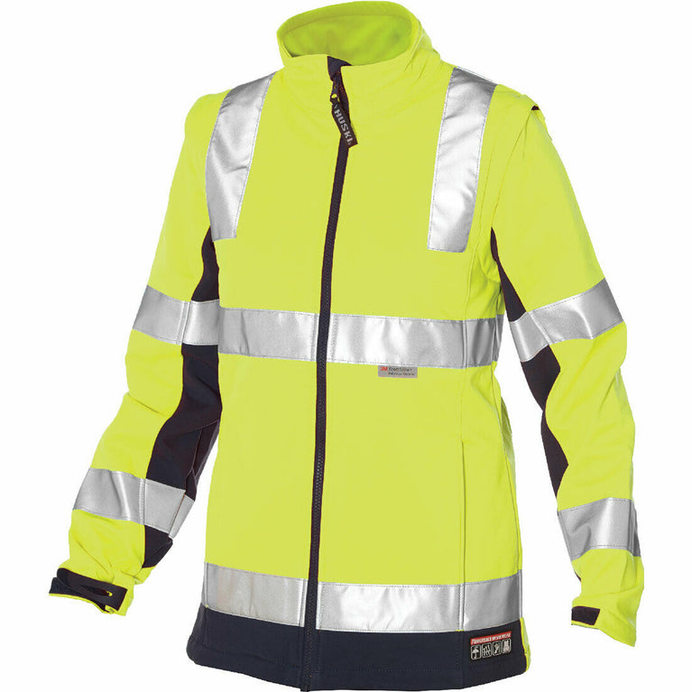 Portwest Women Huski Kimberly Jacket Softshell Reflective Hi-Vis Safety K7003