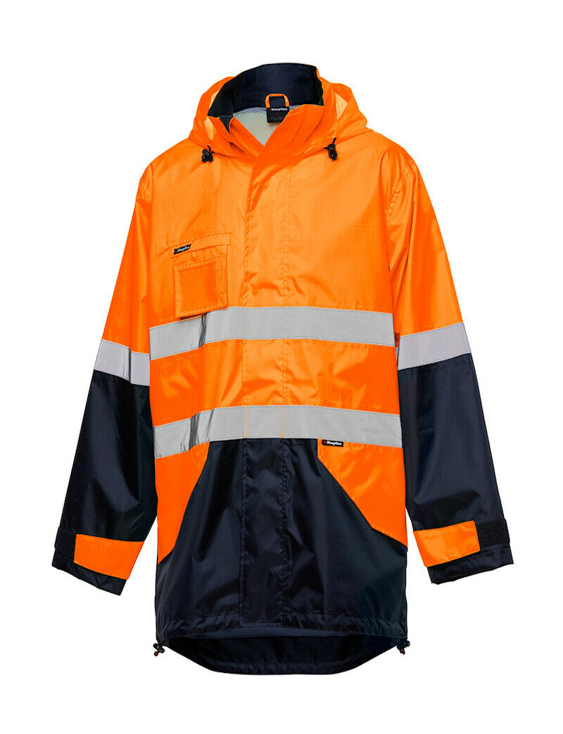 KingGee Lightweight Spray Jacket Waterproof All Season Safety Hi-Vis K55200