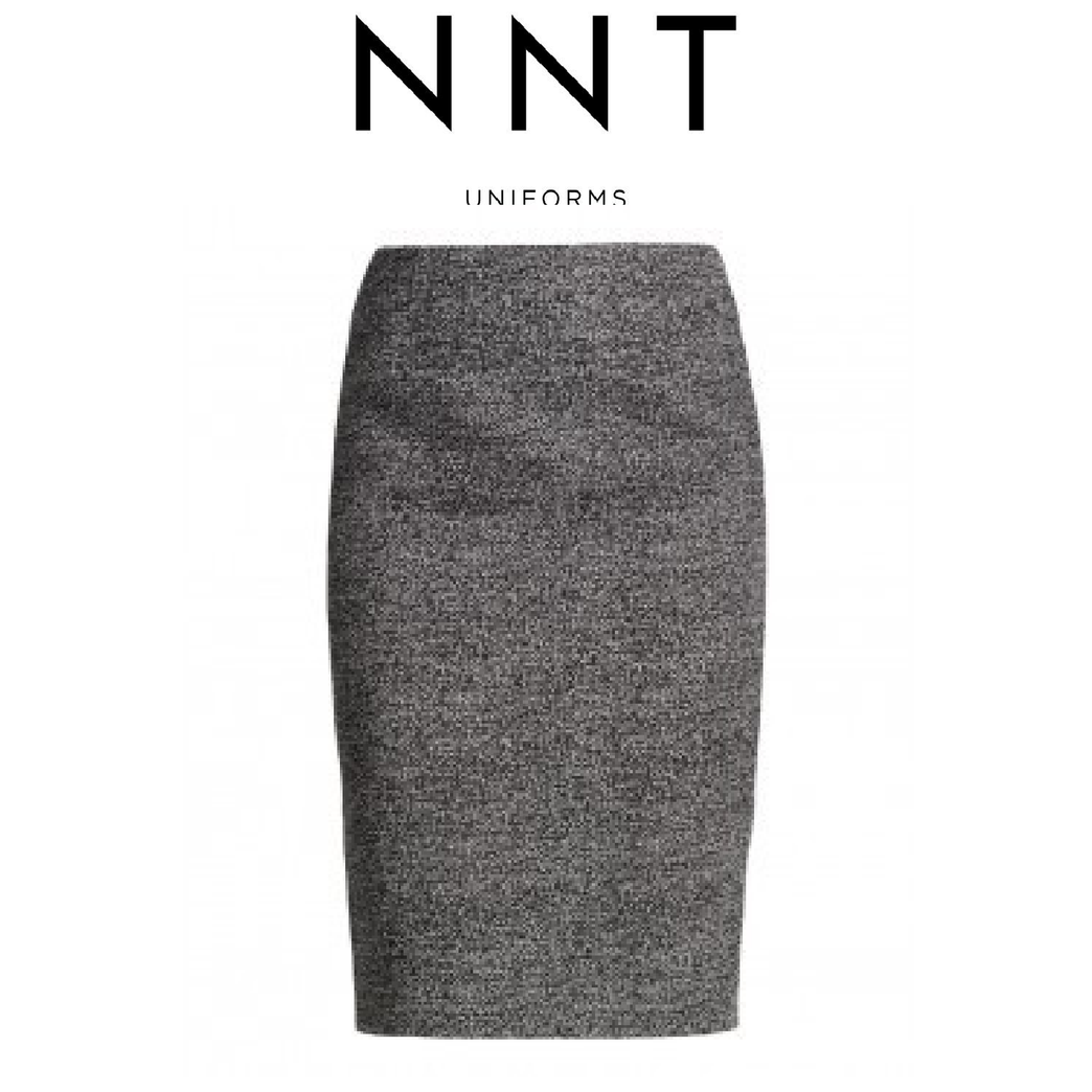 NNT Womens Business Textured Tweet Pencil Skirt Cotton Knee length CAT2NG