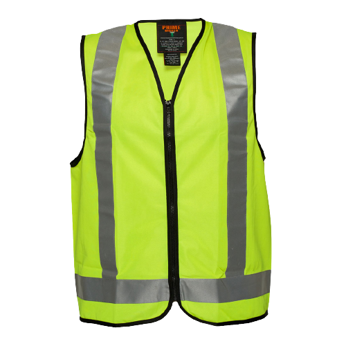 Portwest Day/Night Cross Back Vest Reflective Taped Work Safety MV188