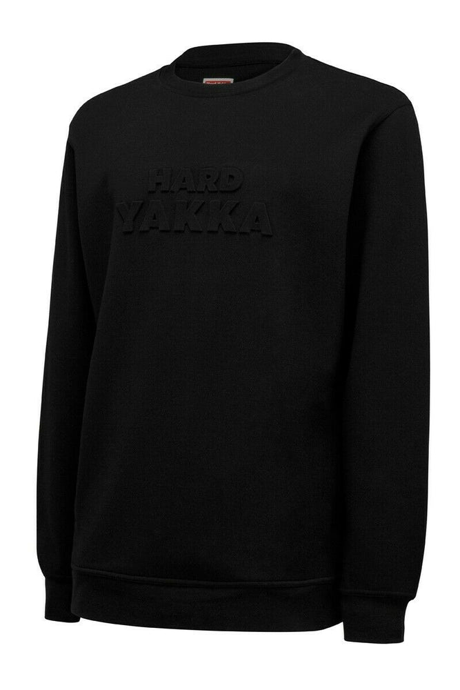 Hard Yakka Jumper Crew Neck Embossed Logo Fleece Modern Fit Winter Y11690