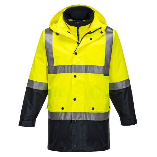 Portwest Eyre Day/Night 3-in-1 Jacket 2 Tone Reflective Work Safety MJ996