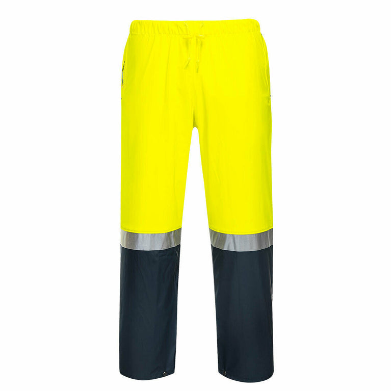 Portwest Mens Huski Farmers Hi-Vis Pants Reflective Work Safety Tapped K8101