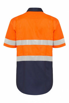 Hard Yakka Short Sleeve Work Shirt Hi-Vis Tape KoolGear Summer Vent Y07735