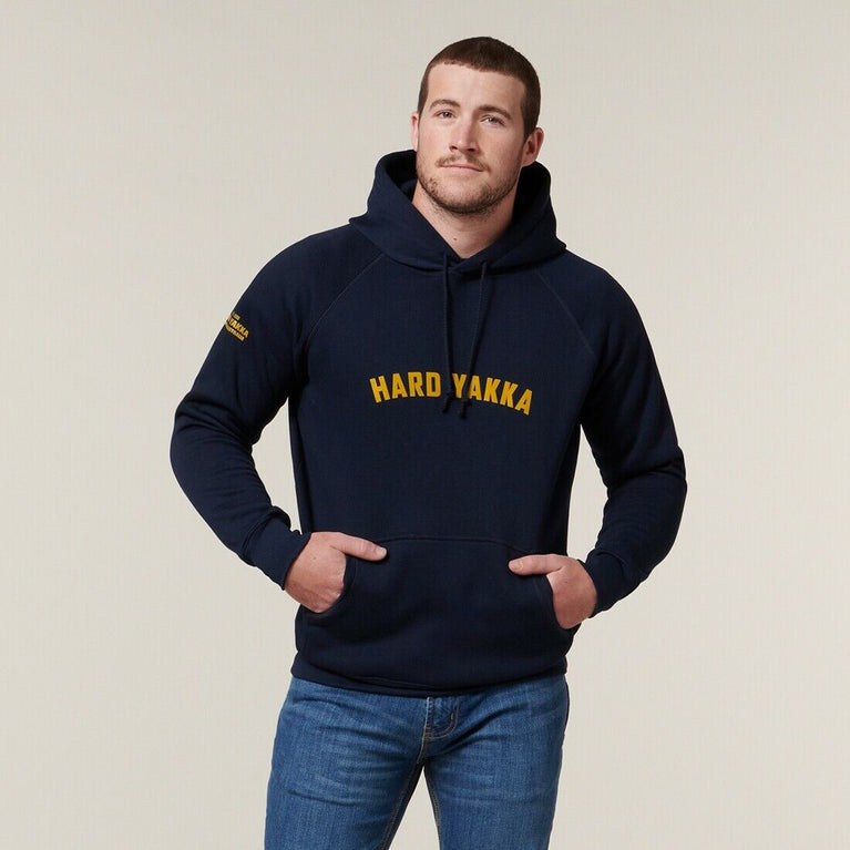 Hard Yakka Aussie Legend Hoodie Australian Made Winter Fleece Jumper Y19395