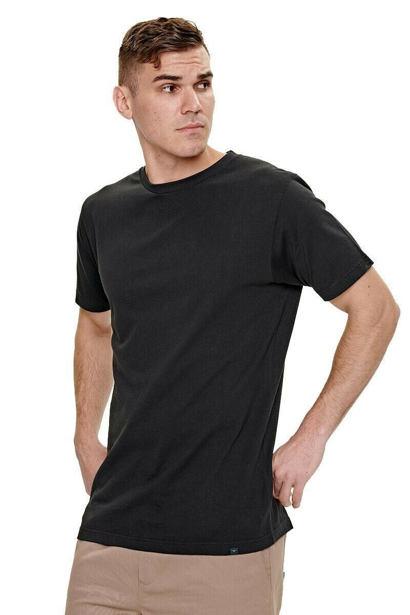 Elwood Mens Bulls Horns Tee Cotton Short Sleeve Stretch T-Shirt Work EWD812