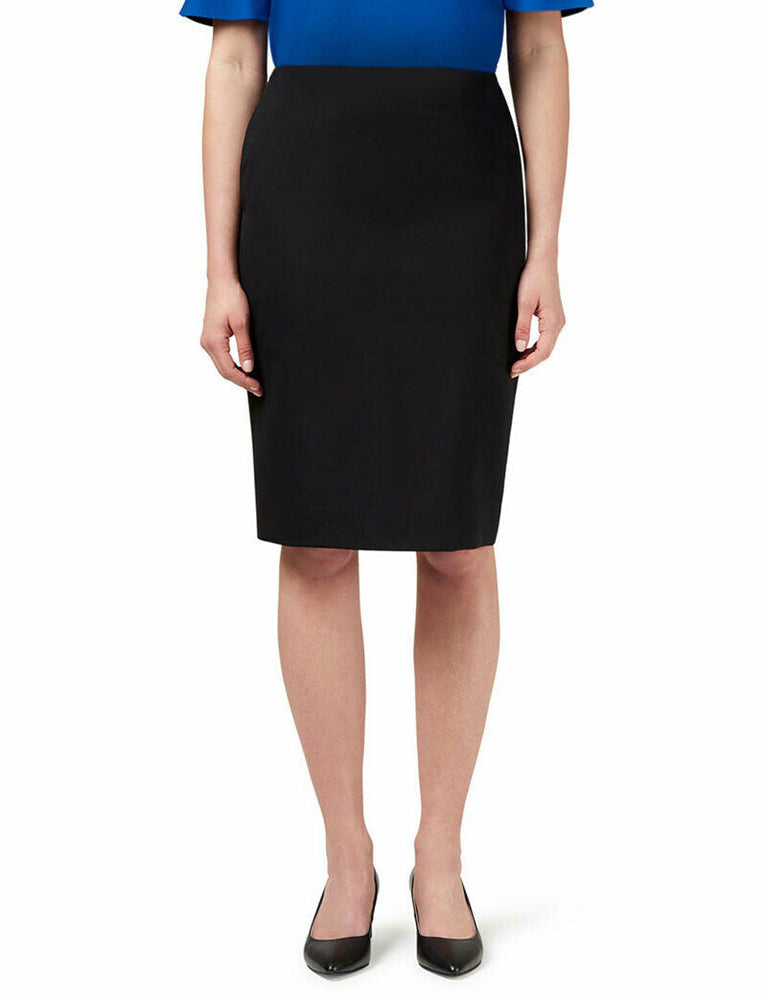 NNT Womens Formal Dobby Stretch Panel Pencil Skirt Fully Lined Business CAT2NF