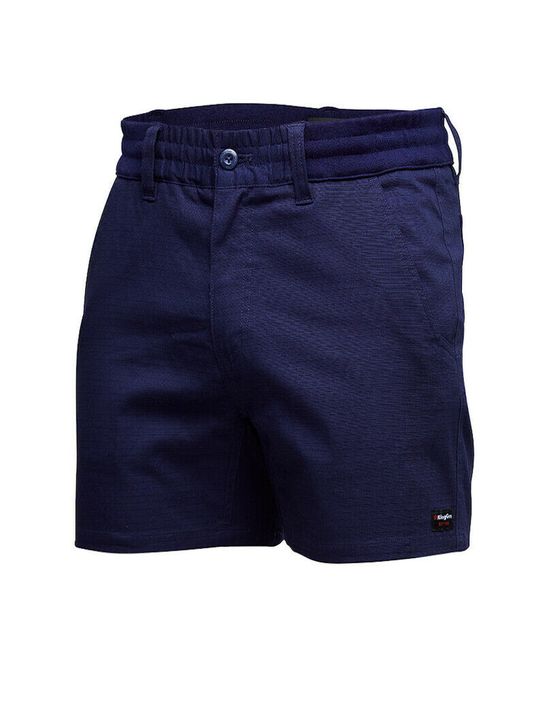 KingGee Mens Comfort Waist Short Short Toughs Durable Stretch Ripstop K17012