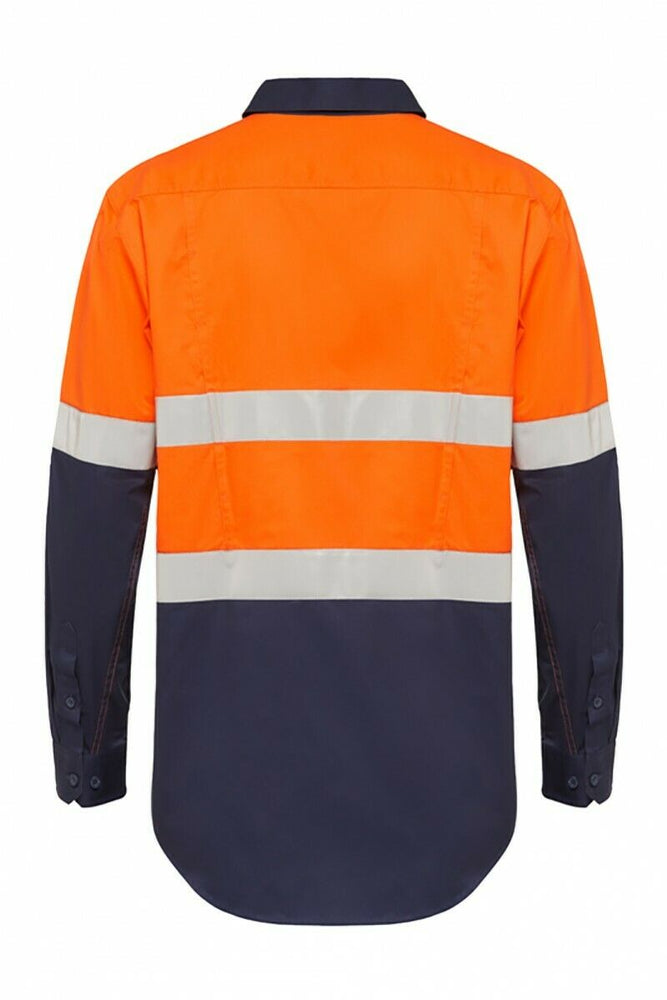 Hard Yakka Koolgear Long Sleeve Work Shirt Hi-Vis Taped Lightweight Y07740