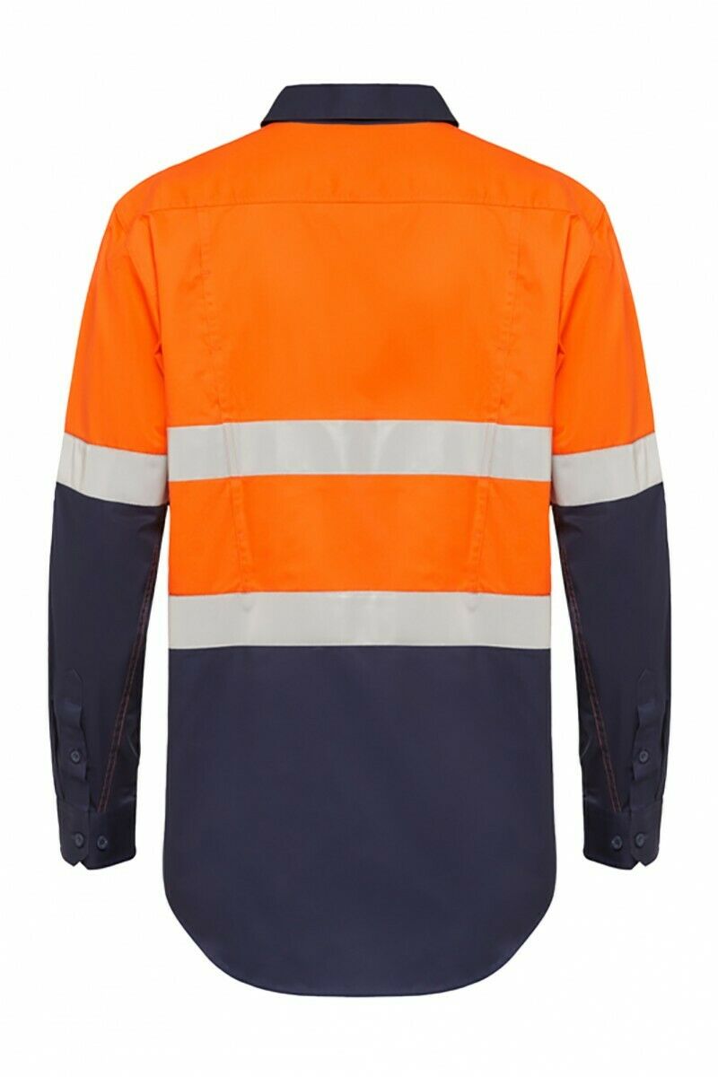 Hard Yakka Koolgear Long Sleeve Work Shirt Hi-Vis Taped Lightweight Y07740