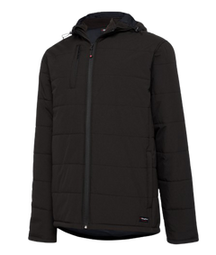 KingGee Mens Puffer Jacket Storm Guard Waterproof Ripstop Hood Work K05010
