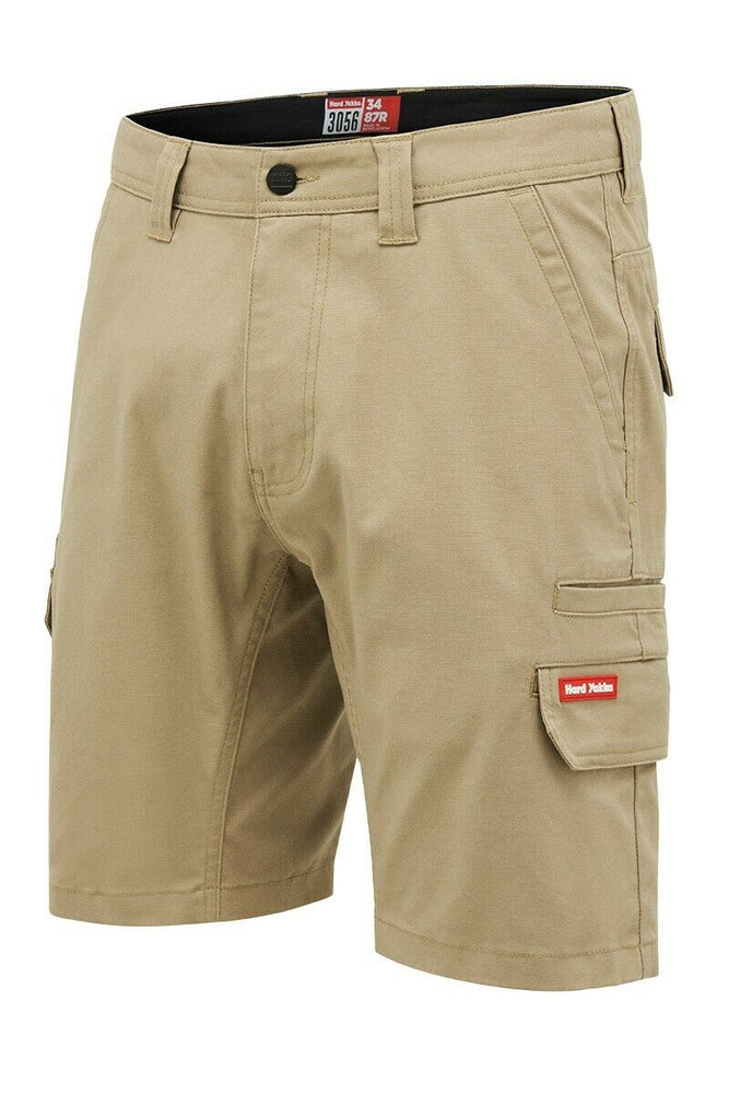 Hard Yakka 3056 Stretch Shorts Cargo Canvas Cotton Tough Work Short Y05411