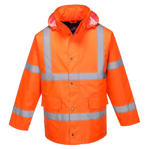 Portwest Hi-Vis Cross Back Traffic Jacket 2 Tone Reflective Work Safety MX460