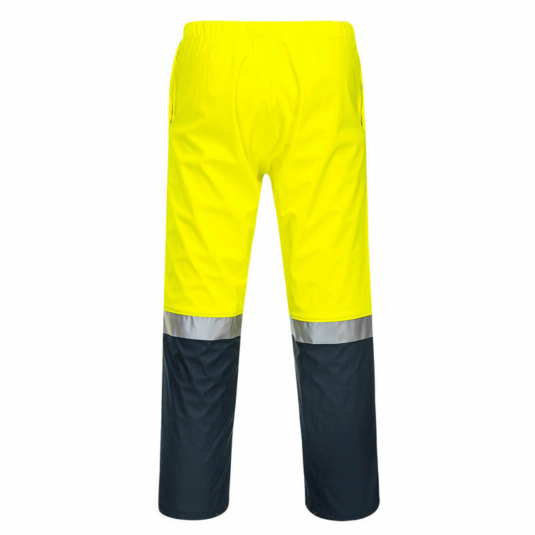 Portwest Mens Huski Farmers Hi-Vis Pants Reflective Work Safety Tapped K8101