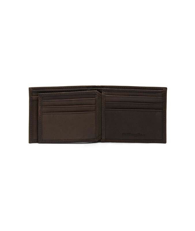 KingGee Mens Genuine Leather Bi-Fold Wallet RFID Secure 9 Card Slots K09037