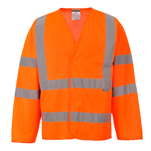 Portwest Hi-Vis Two Band & Brace Jacket Reflective Tape Work Safety C473