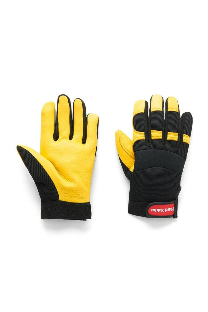 Hard Yakka Golden Hawk Deer Grain Glove Work Neoprene Breathable Genuine Y26771