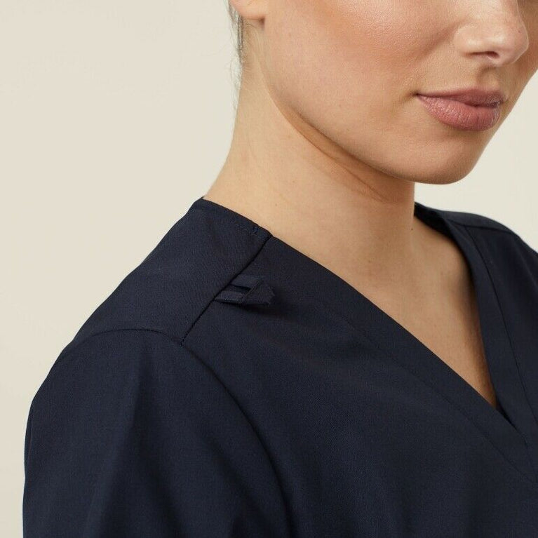 NNT Uniforms Womens Mayo Scrub Top Durable Nurse Poly Cotton Chest Pocket CATUMN