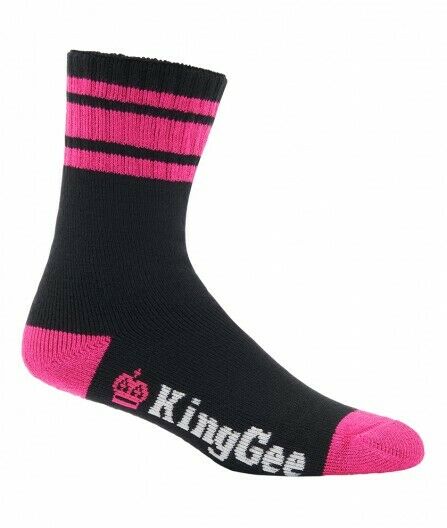 KingGee Women's Bamboo Socks 3 Pack Comfort Breathable Work Warm Soft K49015