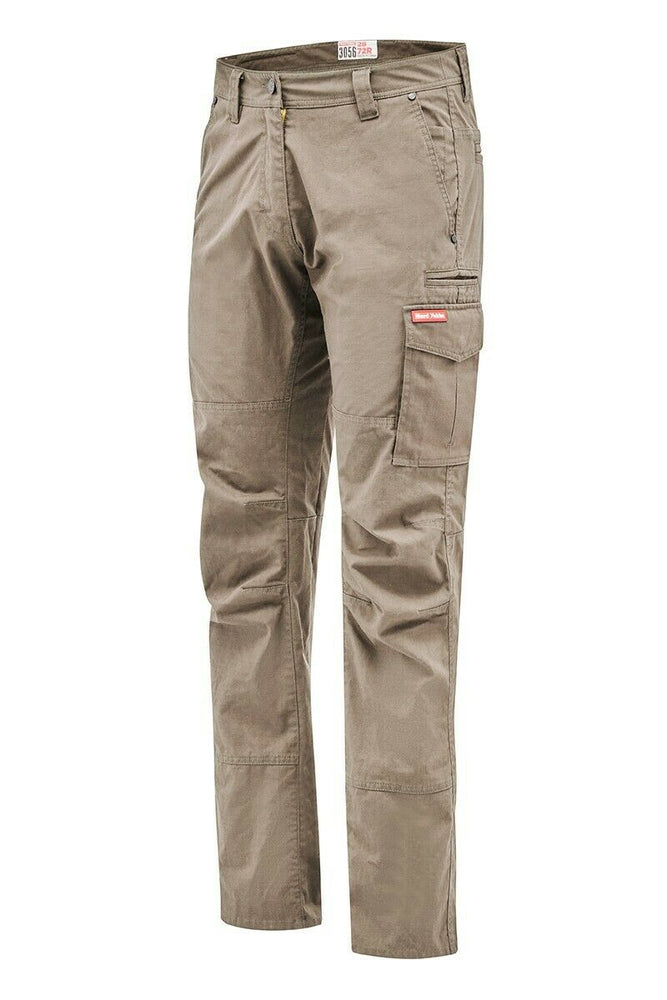 Womens Hard Yakka 3056 Work Pants RipStop Cargo Modern Stretch Slim Y08930