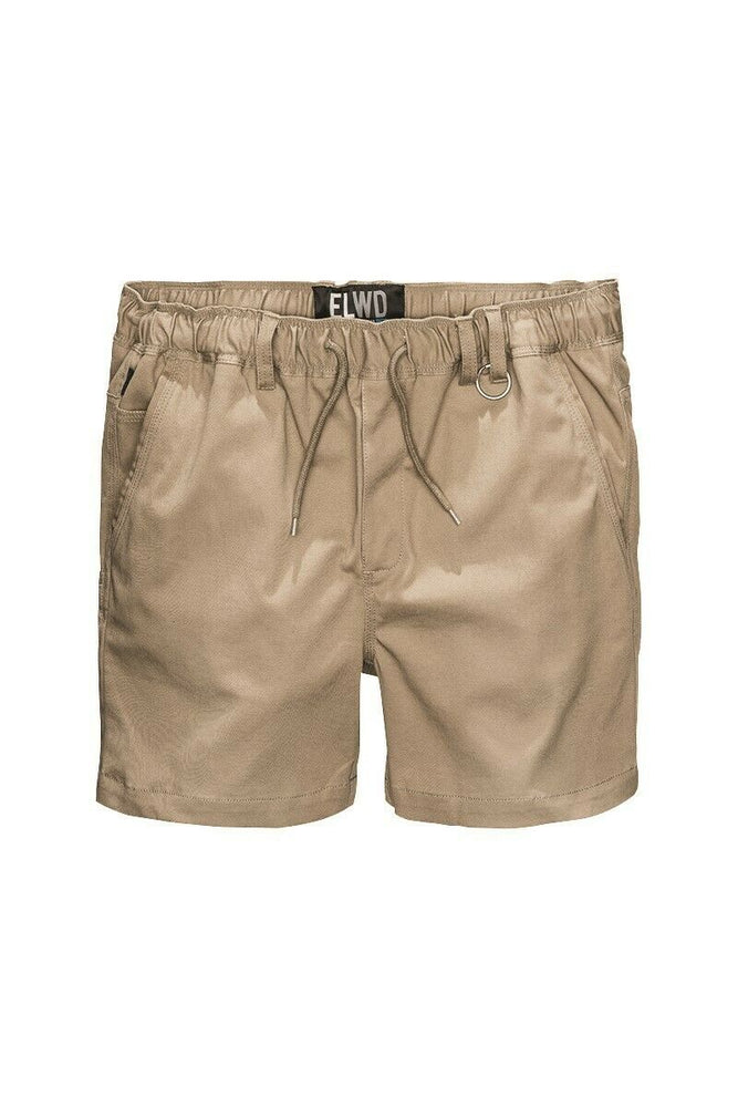 Elwood Mens Elastic Basic Short Summer Stretch Comfortable Workwear EWD204