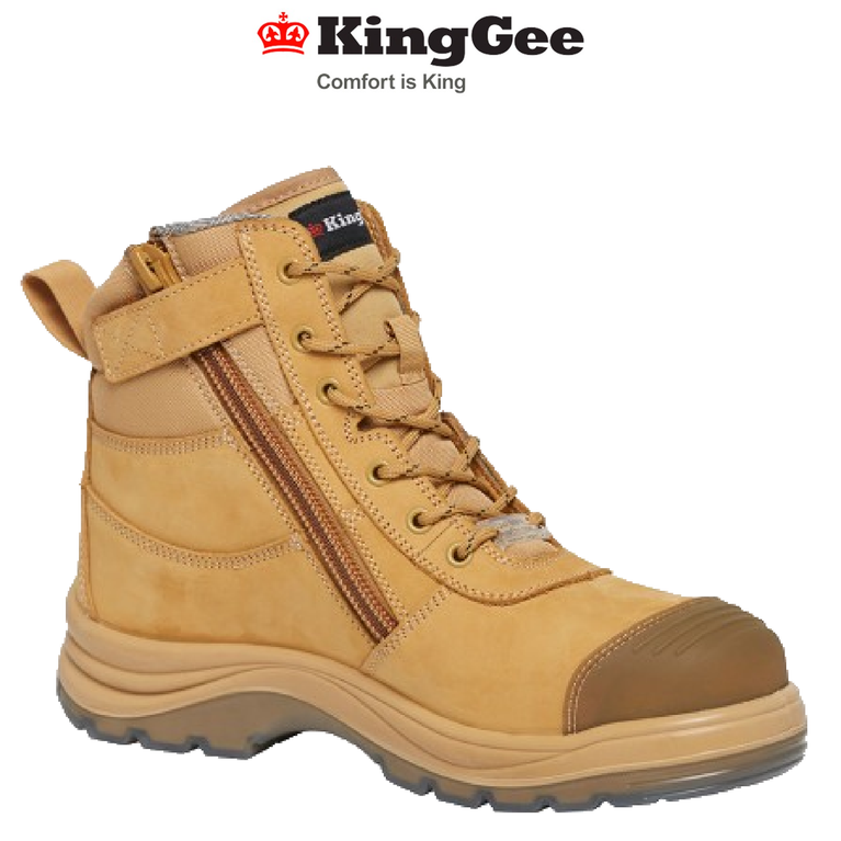 KingGee Mens Tradie 6Z EH Electrical Hazard Protect Work Safety Boots K27105