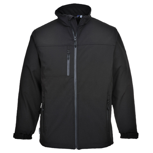 Portwest Mens Softshell Jacket (3L) Waterproof Full Zip Breathable Jacket TK50