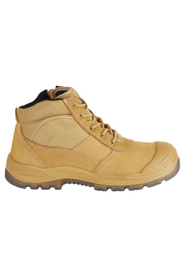 Hard Yakka Mens Utility Side Zip Safety Steel Cap Toe Work Boots Shoe Y60120