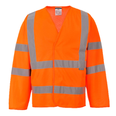 Portwest Hi-Vis Two Band & Brace Jacket Reflective Tape Work Safety C473