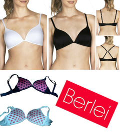 Berlei Youth My First Bra Wirefree Wire Free Contour Bra Black White Womens