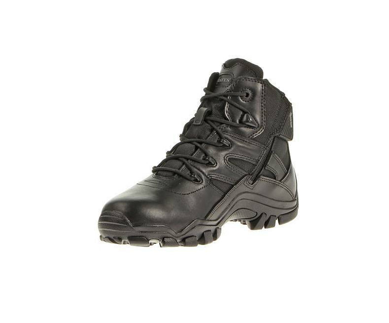 Mens Bates Tactical Delta 6 Boots Shoes Side Zip Lace Leather ICS Comfort E72012