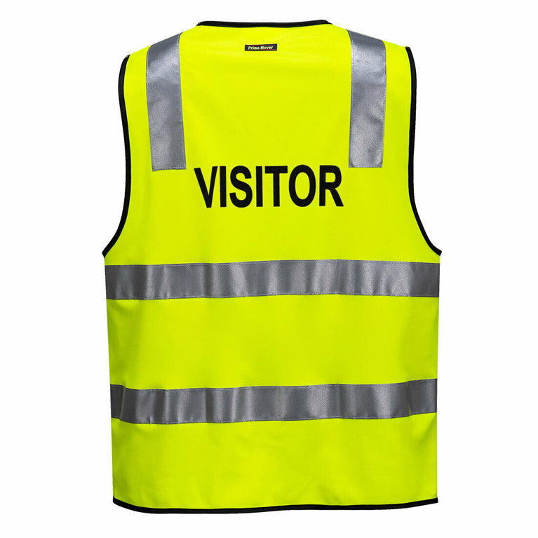 Portwest Visitor Zip Vest D/N 2 Tone Reflective Tape Work Safety MZ106