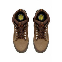 Hard Yakka Mens 3056 Lace Zip Boots Water Resistant Leather Work Safety Y60205