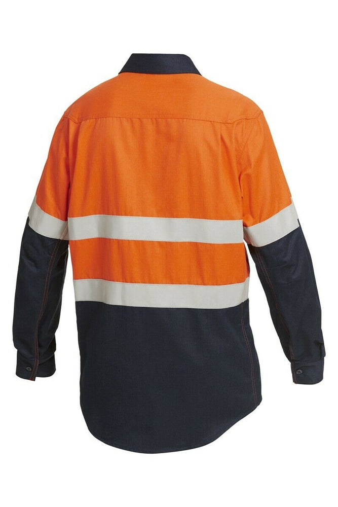 Mens Hard Yakka FR ShieldTec Hi-Vis Safety Mining Energy Gas Work Shirt Y04550