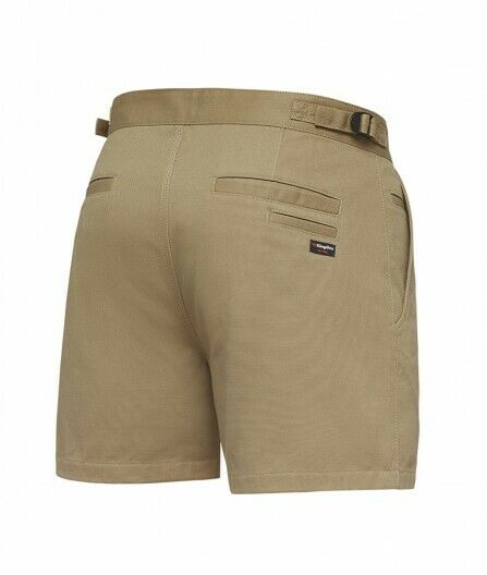 KingGee Drill Utility Shorts Adjustable Welt Pockets Cotton Work K07010