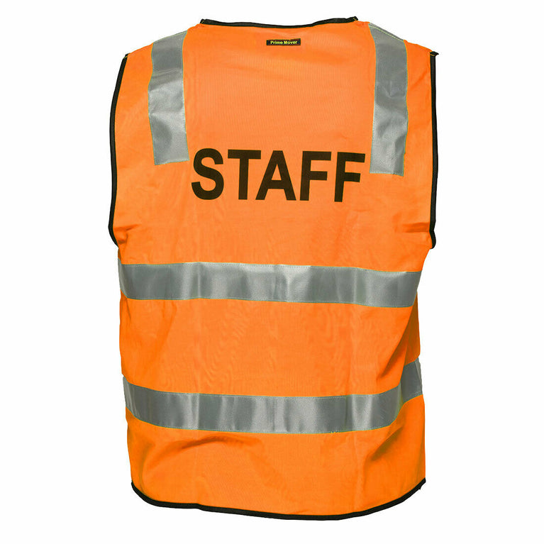 Portwest Staff Zip Vest D/N 2 Tone Hi Vis Reflective Tape Work Safety MZ107