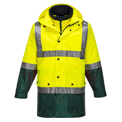 Portwest Eyre Day/Night 4-in-1 Jacket 2 Tone Reflective Work Safety MJ881