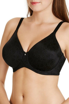 Womens Berlei Lift & Shape Non-Padded Sexy Black Pearl Bra Floral Pattern YZKD