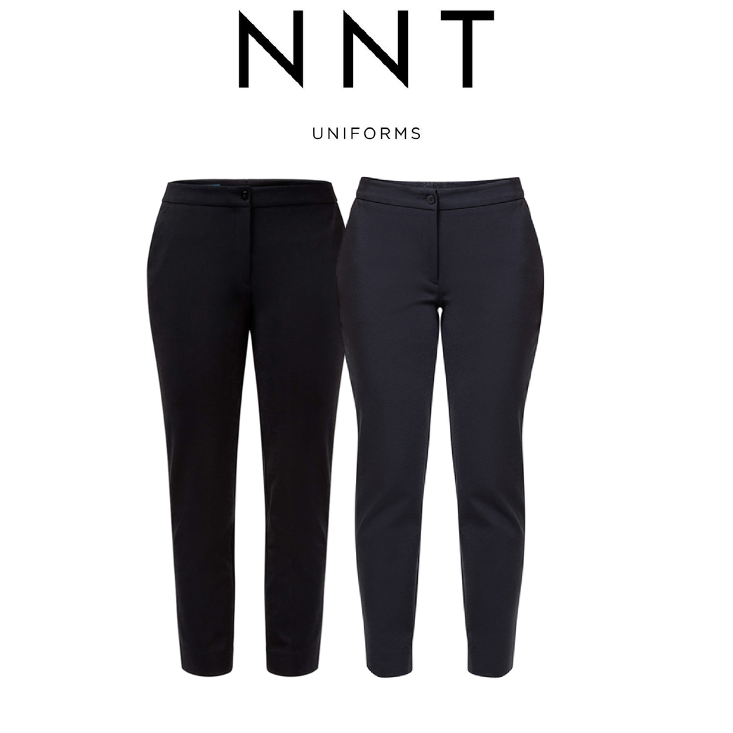 NNT Womens Ponte Knit Slim Formal Pant Slim Leg Fit Tough Business Pants CAT3KM