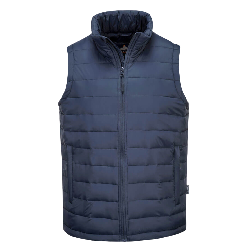 Portwest Mens Aspen Baffle Gilet Insulatex Padded Sleeveless Warmth Jacket S544