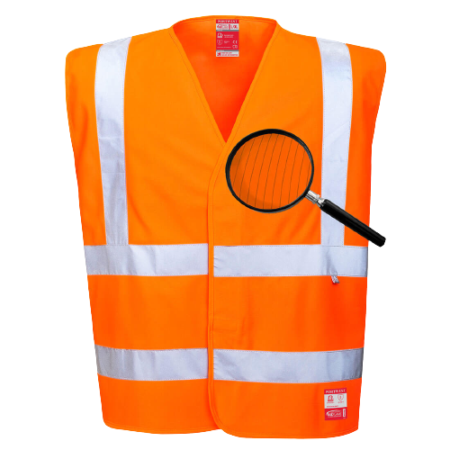 Portwest Hi-Vis Anti Static Vest - Flame Resistant Reflective Work Safety FR71