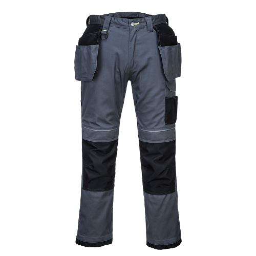 Portwest PW3 Holster Work Pants Reflective Cargo Pocket Comfort Shorts T602