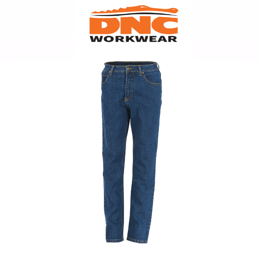 DNC Workwear Womens Ladies Denim Stretch Jeans Flame Retardant Work 3338