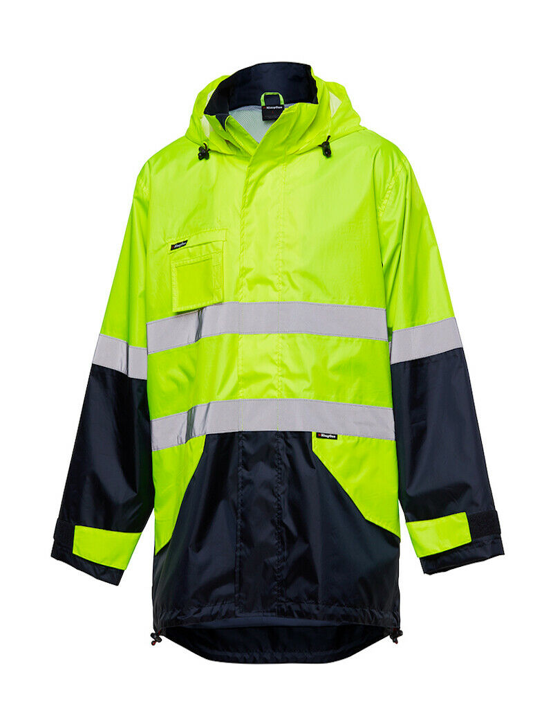 KingGee Lightweight Spray Jacket Waterproof All Season Safety Hi-Vis K55200